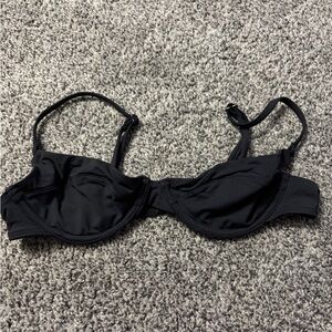 Garage Black Bikini Top with Underwire